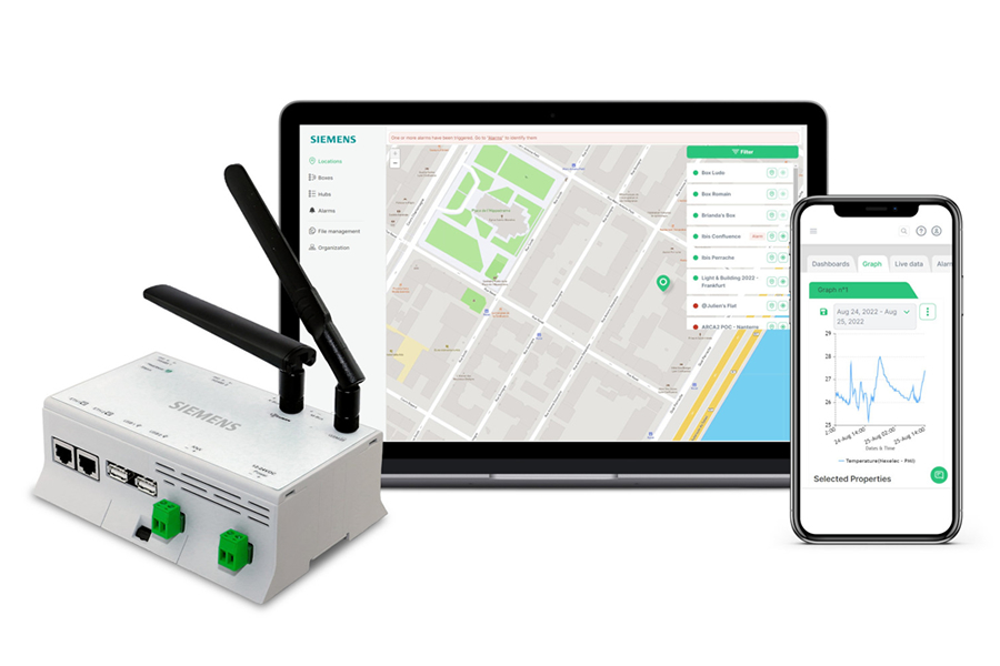 Siemens Connect Box univerzális épületfelügyeleti és monitoring eszköz