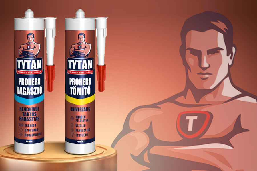 Új Tytan Professional PROHERO tömítők és ragasztók