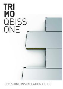Qbiss One szerkezeti falrendszer - alkalmazástechnikai útmutató