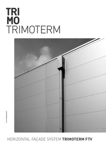 Trimoterm FTV vízszintes homlokzati rendszer - részletes termékismertető