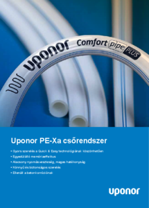 Uponor PE-Xa csővezeték rendszer - részletes termékismertető