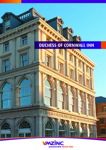 VMZINC díszítőelemek - Duchess of Cornwall Inn - általános termékismertető