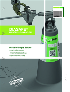 DiaSafe® Single és Line leesés elleni védelem - részletes termékismertető