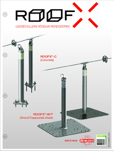 RoofX® leesés elleni védelmi rendszerek - részletes termékismertető