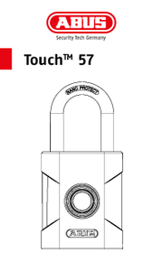 ABUS Touch 57 ujjlenyomatos lakat - alkalmazástechnikai útmutató