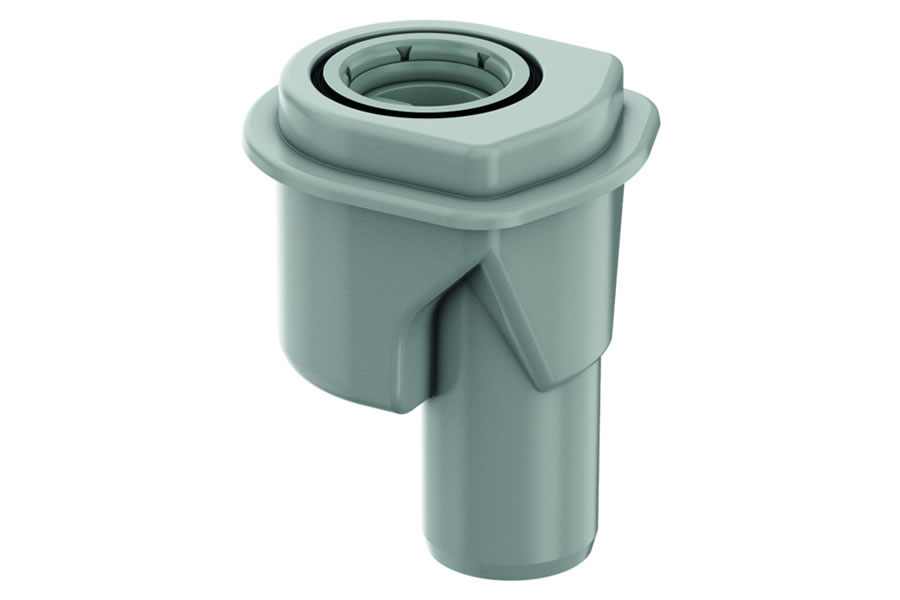 ACO Modular Plusz zuhanyfolyóka - Padlóösszefolyó alsórész, DN50 csőcsatlakozás, bűzzár magassága 50 mm