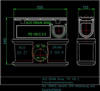 Monoblock 100C akna elem <br> (nézetek) - CAD fájl