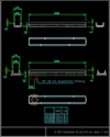 Multiline V100 alacsony folyóka, 1,0 m <br> (nézetek) - CAD fájl