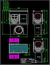 S200K egyrészes akna elem <br> (nézetek) - CAD fájl
