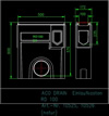 Monoblock 100D egyrészes akna elem <br> (nézetek) - CAD fájl
