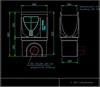 Multiline V300 akna elem, 0,5 m <br> (nézetek) - CAD fájl