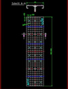 ProfiLine perforált rács <br> (nézetek) - CAD fájl
