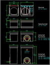 S300K többrészes akna elem <br> (nézetek) - CAD fájl