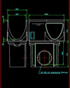 Multiline 500 akna elem komplett <br> (nézetek) - CAD fájl