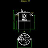 LIPUREX-R szabadon álló acél zsírleválasztó <br> (nézetek) - CAD fájl