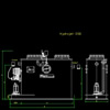 HYDROJET-OSE szabadon álló műanyag zsírleválasztó <br> (nézetek) - CAD fájl