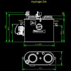 HYDROJET-OA szabadon álló műanyag zsírleválasztó <br> (nézetek) - CAD fájl