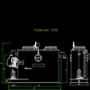 HYDROJET-OAE szabadon álló műanyag zsírleválasztó <br> (nézetek) - CAD fájl