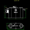 LIPURAT-OS szabadon álló rozsdamentes acél zsírleválasztó <br> (nézetek) - CAD fájl
