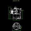 LIPURAT-RA szabadon álló rozsdamentes acél zsírleválasztó <br> (nézetek) - CAD fájl