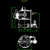 LIPURAT-RAE szabadon álló rozsdamentes acél zsírleválasztó <br> (nézetek) - CAD fájl