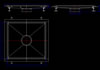 HygieneFirst csempeperemes összefolyó test 800 x 800 mm - CAD fájl