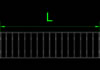 Modular 125 M125 létra rács, L=1000 mm - CAD fájl