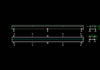 Modular 125 folyóka test, L=2000mm, H=95mm - CAD fájl