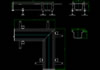 Modular 125 sarokelem 500 x 500 mm-es, H=95mm - CAD fájl