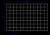 1000 mm-es L15 csúszásmentes hálós rács  - CAD fájl