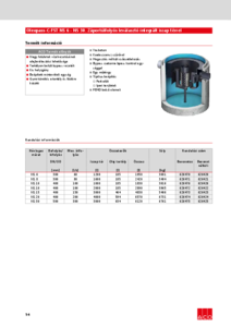 Oleopass-C-FST NS 6 - NS 30 záportúlfolyós leválasztó integrált iszaptérrel, vasbetonból - részletes termékismertető
