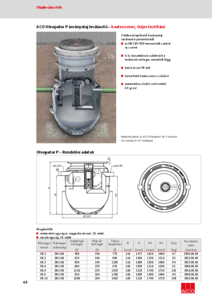 Oleopator-P műanyag olajleválasztó berendezések - részletes termékismertető