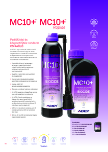 MC10+ és MC10+ Rapide padlófűtési és központifűtés-rendszere csíraölő - általános termékismertető