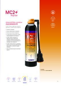 MC2+ Rapide központifűtés-rendszer zajcsökkentő - általános termékismertető