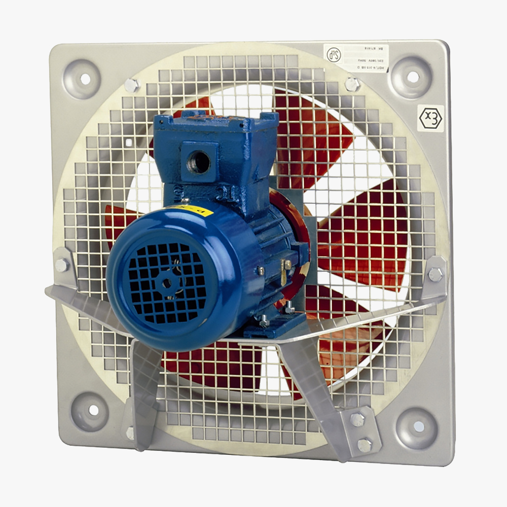 Airvent HDB / HDT fali axiális robbanásbiztos ventilátorok
