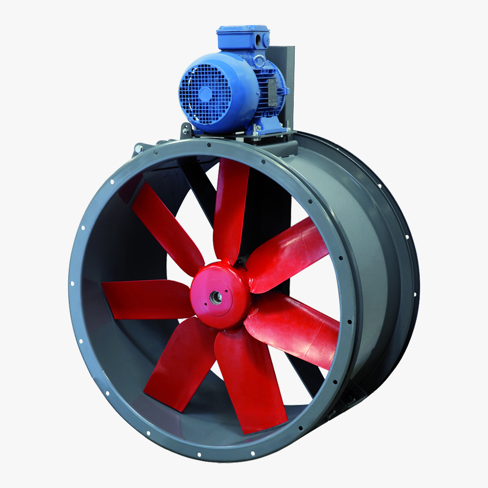 Airvent TTT-N ékszíjmeghajtású axiális csőventilátor