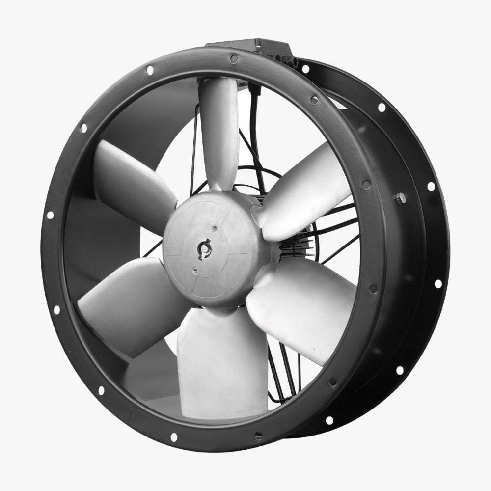 Airvent TCBB / TCBT axiális csőventilátorok, alumínium járókerékkel
