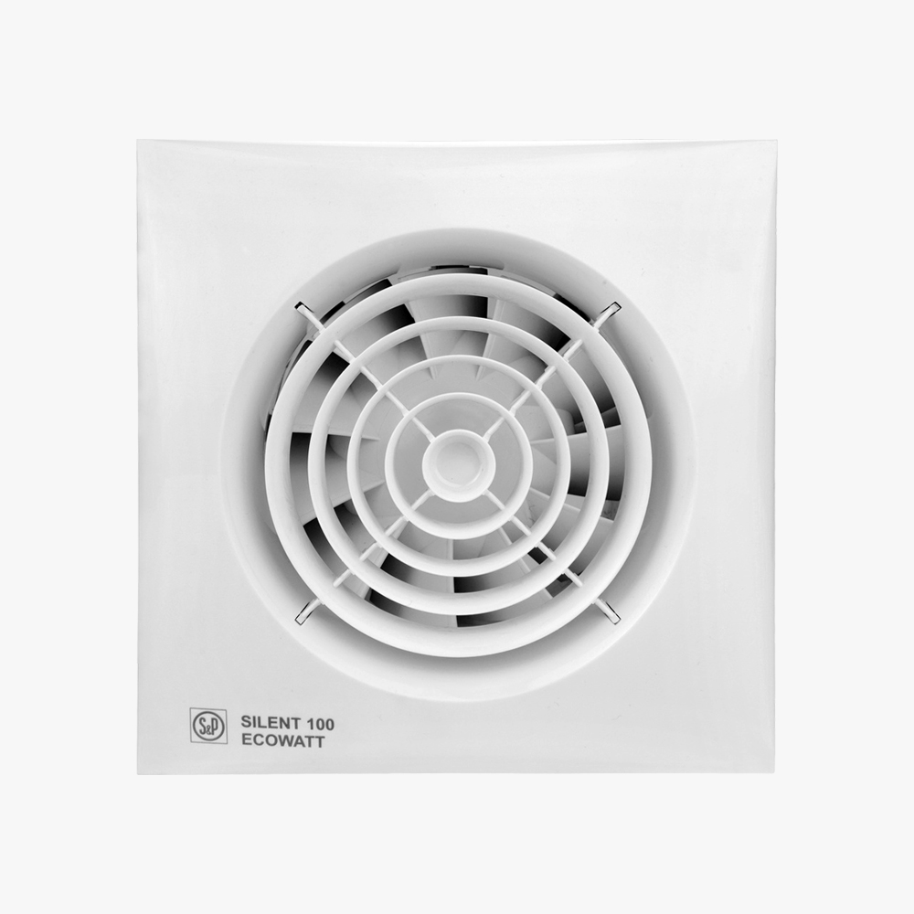 Airvent SILENT-100 Ecowatt axiális fürdőszoba és WC elszívó ventilátor