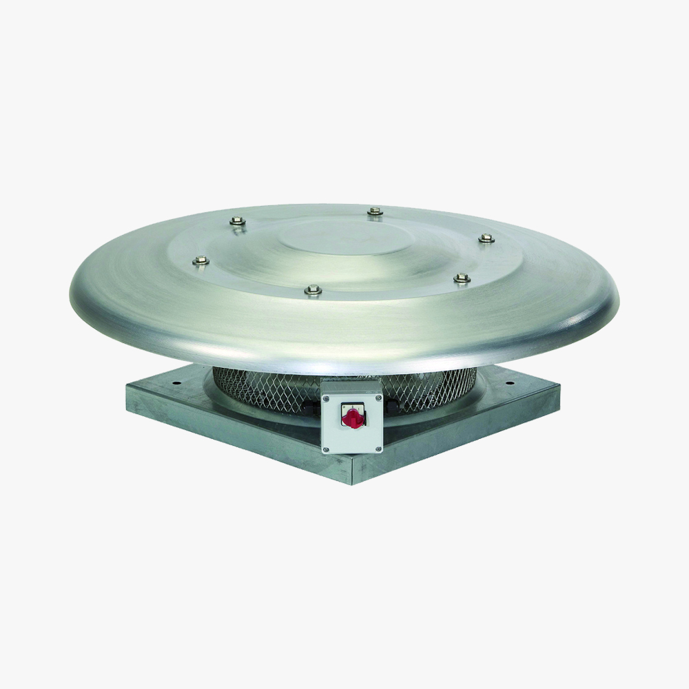 Airvent CRHB-N / CRHT-N centrifugális tetőventilátorok vízszintes kifúvással