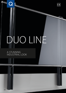 Q-railing Duo-line oszlopos korlátrendszer - részletes termékismertető
