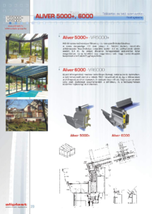 Aliver 5000+ és 6000 télikert tetőrendszer - általános termékismertető