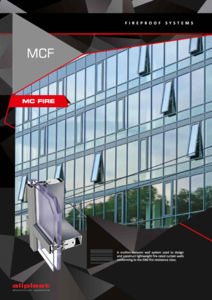 MC-Fire függönyfal rendszer - részletes termékismertető