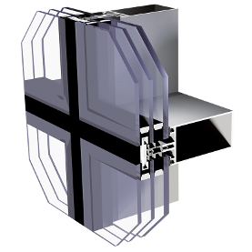 MC-Glass függönyfal rendszer
