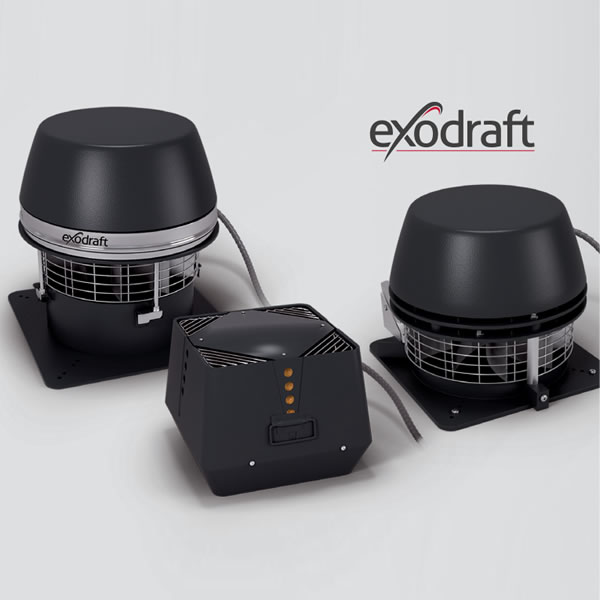 Exodraft kéményventilátorok