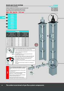 Almeva STARR szimpla merevfalú füstgáz-elvezető rendszer - általános termékismertető