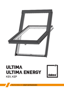 Ultima Energy PVC tetőtéri ablakok - szerelési útmutató