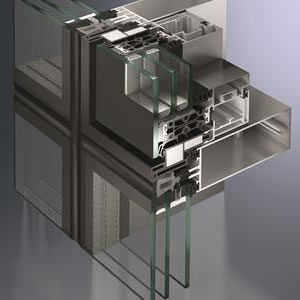Schüco AWS 114 SG.SI függönyfalba építhető alumínium ablakrendszer