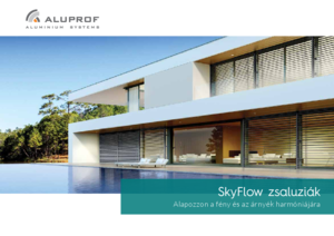 SkyFlow külső lamellás homlokzati zsaluziák - általános termékismertető