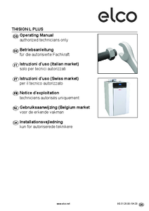 ELCO THISION® L PLUS fali kondenzációs gázkazánok - szerelési útmutató