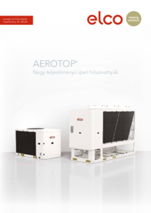 ELCO AEROTOP® M - L levegő-víz hőszivattyúk - részletes termékismertető